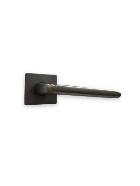 Poignée de porte Paris avec rosace  Anthracite